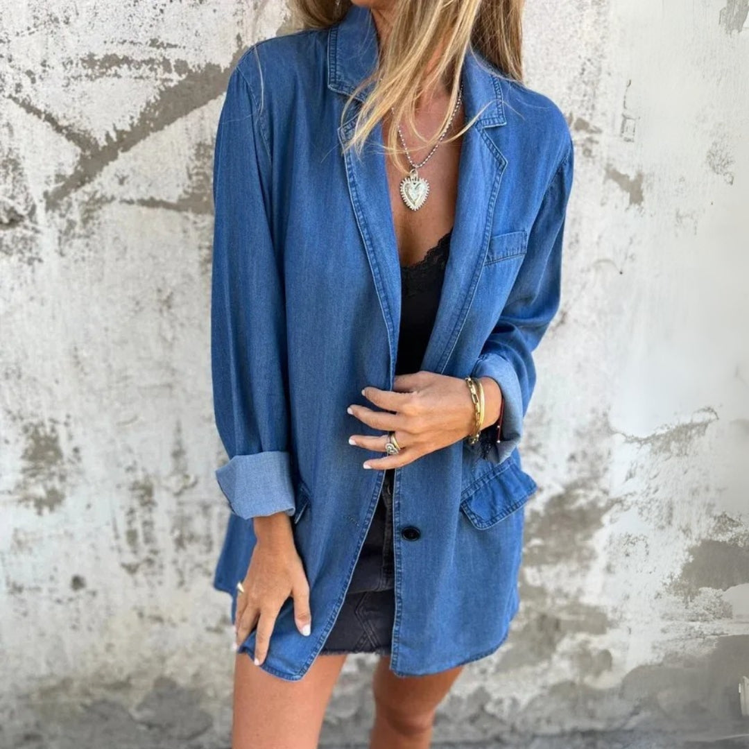 Mira Rive Femme Veste en Jean